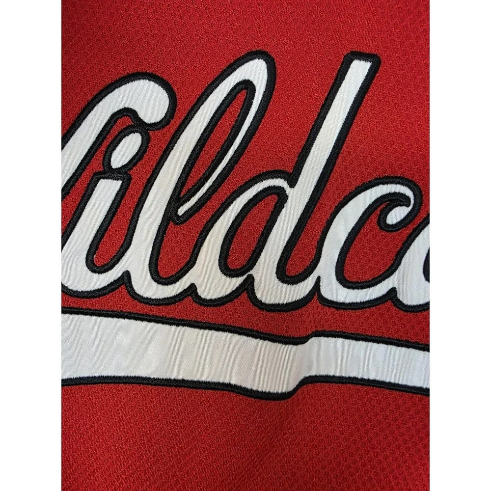 Vintage Wildcats Jersey Mens‎ Large Red NCAA Baseball Nike BP Top 2000s